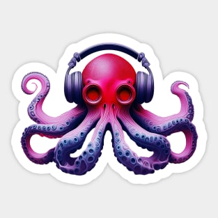 Octopus Attack Sticker